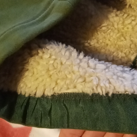 Gap kids green zip up hoodie - Picture 6 of 7